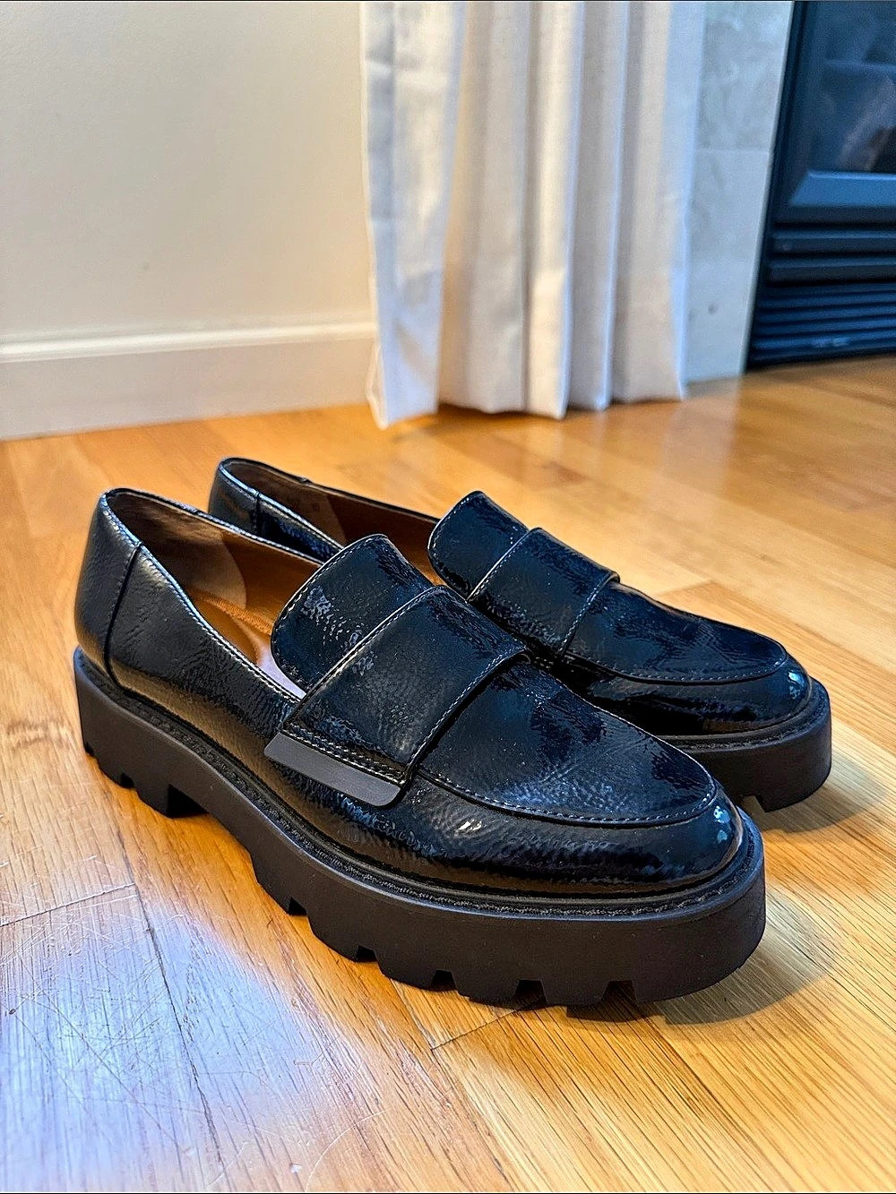 Franco Sarto Brindy Platform Loafer Black US 7
